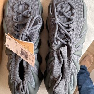 Adidas Gray Knit Sneakers